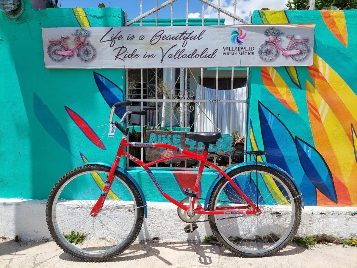 Guacamayas Hostel And Social Laundry Valladolid  Bagian luar foto